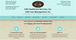 Desktop Screenshot of cscaremanagement.com