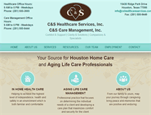 Tablet Screenshot of cscaremanagement.com